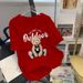 Women's Clothing Large Version Short Sleeved T Shirt For Women Loose New Round Neck Student Versatile Mid Length Half Sleeved Top Ins Trend_ecoleips.com