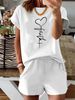 Women’s 2 Piece Outfit Set – Oversized Graphic T-Shirt And Biker Shorts Matching Set, Casual Summer Lounge Tracksuit For Daily Wear-339_ecoleips.com