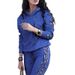 2026 Spring European And American Foreign Trade Hot Sale Fashion Casual Solid Color Striped Two-Piece Tracksuit_ecoleips.com