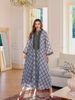 Verve New Style Abaya Elegant Dress Clothing Embroidered Muslim Women's Large Robe_ecoleips.com