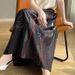 Heavy Embroidery Chinese-style Women's A-line Long High-end Elegant Horsehair Skirt, New National-style Acetate Satin_ecoleips.com