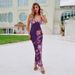 Women's Clothing Fashion Style Holiday Leisure Slim Print Design Sling Dress Female_ecoleips.com