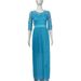 Elegant Women's Lace Patchwork Long Formal Evening Gown New Style Party Prom Dress_ecoleips.com