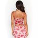 2025 Autumn Winter New Women's Mesh Camisole Floral Lined Long Skirt Set_ecoleips.com
