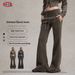 Aria Basics BE Women's Clothing|2025 Autumn European And American Foreign Trade Street Fashion Slim Fit Flared LULU Casual Long_ecoleips.com