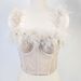 Women's Clothing Feathers Super Fairy Fish Bone Top Shaping Waist Slimming Large Backless Feather Sling_ecoleips.com