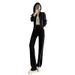 Autumn Winter Sports Suit American Style Trend Slim Fit Short Zipper Sweatshirt Jacket Women's Wide Leg Pants Two-Piece_ecoleips.com