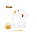 Summer New Pure White Short Sleeve T-Shirt Men's Casual Half Sleeve Cool Top Couple Style_ecoleips.com