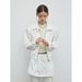 Aria Basics DAIHE Spring New Casual Lapel Wide Shoulder Solid Color Versatile Shirt Style Short Jacket Coat H8397_ecoleips.com