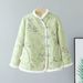 girl New Improved Cheongsam Chinese Style Warm Coat Plus Size Button-Down Tang Suit Cotton Jacket For Women_ecoleips.com