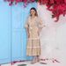 25004 Middle Eastern Arab Muslim Abaya Cross-Border New High-End Women's Long-Sleeved Elegant Dress_ecoleips.com