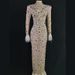 Evening Ball Gown Multi Colored Crystal Pearl Tassel Zipper Long Sleeved Fashionable Dress Hot Selling Item on Amazon in Europe And America_ecoleips.com