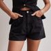 Women's High Waist Denim Shorts Set - Sleeveless Corset Top & Loose Fit Jean Shorts_ecoleips.com