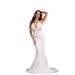 Women's Clothing Elegant Solid Color Sling V Neck Fishtail Hip Wrapped Small Tail Dress Skirt_ecoleips.com