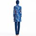 Women's Clothing Digital printing slim fit Muslim girls swimsuit women sports sun protection three piece sports suit_ecoleips.com