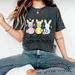 Women's Clothing Round Neck Short Sleeve T Shirt Easter Nurse Cartoon Printing Summer New Comfortable T Shirt_ecoleips.com