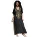 European American Style Cotton Gold Thread Embroidered Beach Sun Protection Shirt Loose Vacation Bikini Cover up Women's Clothing Swimwear 5 Colors_ecoleips.com