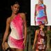 Women's Clothing Backless Suit Printed Fashion Suit_ecoleips.com