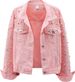 K New Heavy Industry Diamond Studded Rivet Long Sleeve Loose And Slim Fashion Denim Jacket For Women_ecoleips.com