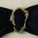 Women's Black Strapless Bikini European American Style Sexy Bow Tie Straps Swimwear_ecoleips.com
