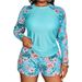 New 2026 plus Size Women's Swimsuit European American Style Two Piece Set Sports Beachwear Export Trade Wholesale_ecoleips.com