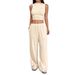 Women's Clothing Spring And Summer New Vest Casual Trousers Y2K Suit Women_ecoleips.com