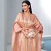 New Women's Clothing Abaya Elegant Diamond Two-Piece Dress_ecoleips.com
