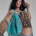 Leopard Print Sequined Camisole Tank Top Color Blocking Cropped Sleeveless European American Style for Hot Girls_ecoleips.com
