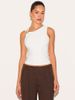 Women's Off-Shoulder Slim Fit T-Shirt Pure Color Versatile Summer Style American New Arrival_ecoleips.com
