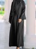 Verve M189#Non-Rhinestone Seven-Color Women's Muslim Robe Malay Indonesian Dress With Headscarf_ecoleips.com