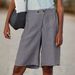 Women's Cotton Blend Casual Trousers with Pocket Solid Color Bottoms_ecoleips.com