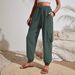 European And American Fashion 2025 Spring/Summer New Versatile Solid Color Pocket Casual Workwear_ecoleips.com