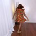 Women's Clothing Printed Flying Sleeves Loose Short Dress_ecoleips.com