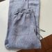 Push, Quality Material New Thin Linen Striped Drawstring Lazy Loose Feeling Wide Leg Pants For Women_ecoleips.com