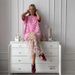 2025 2025 New Sexy Women's Long Style Love Mesh Splicing Loose Short Sleeve T-Shirt Dress_ecoleips.com