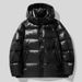 Women's Clothing Thickened Hooded Winter Jacket Men's Black Gold Short Down Jacket Winter Hooded Coat Windproof Warm Puffer Jacket For Men & Women_ecoleips.com