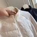 girl Girl Slim Waist Patchwork Jacket Autumn Winter Fleece Lined Warm Coat Women Small Stand Collar Windproof Inner Wear 90% White_ecoleips.com