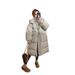 Off-Season New Dongdaemun Korean Style White Duck Down Jacket For Women, Mid-Length Loose Fit Versatile Thickened Hooded_ecoleips.com