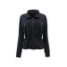 Aria Basics Women's Top, Sof And Hollow Lenzing Modal, New Auumn/Winer Syle, Wais-Cinching, Shor, Turn-Down Collar, Zipper_ecoleips.com