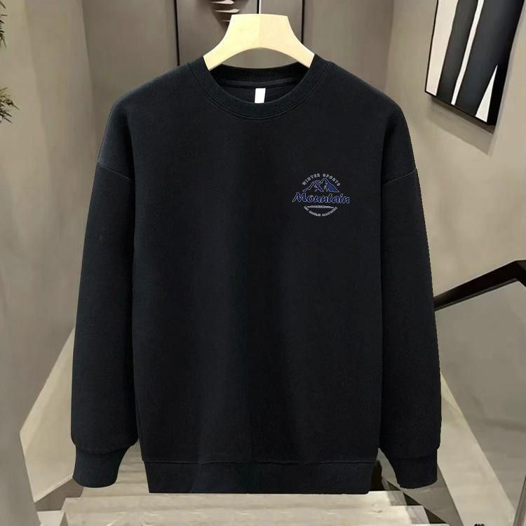 FW25 Matching Couple Cotton Crew Neck Sweatshirt - His & Hers_ecoleips.com