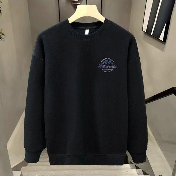 FW25 Matching Couple Cotton Crew Neck Sweatshirt - His & Hers_ecoleips.com
