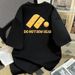 women's High-quality Round-neck Pullover Short-sleeved T-shirt_ecoleips.com