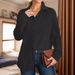 Aria Basics Aria Basics 2025 Autumn/Winter New Cross-Border European And American Women's Fashion Loose Wave Pattern Shirt Top_ecoleips.com