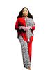 2024 New In Matching African Sets For Women Elegant Lady Evening Leopard Clothing Plus Size Dashiki Top And Pants Suits_ecoleips.com