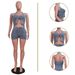 Women's Clothing New Casual Vest Shorts Suit_ecoleips.com