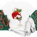 Popular Foreign Trade Item: Merry Christmas Tree, Santa Claus, Letter Print, Simple And Stylish Women's T-shirt_ecoleips.com