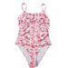 Aria Basics Women's High-waisted Swimsuit, New European American Style, Printed, Fresh And Simple, One-piece Foreign Trade Swimwear,_ecoleips.com