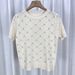 Women's Clothing Puff Sleeve Hollow Pattern Short Sleeved Knitted Sweater_ecoleips.com