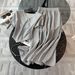 Women's Clothing Summer New Fashion Suit Skirt Gray Round Neck Short Sleeved Top Half Length Skirt Two Piece Suit Trendy_ecoleips.com