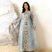 Women's Clothing Modest Abaya Dress Elegant Plus Size Muslim Abaya Dress Dubai African Long Maxi Dress Loose Flowy Evening Gown Cotton Linen Blend_ecoleips.com